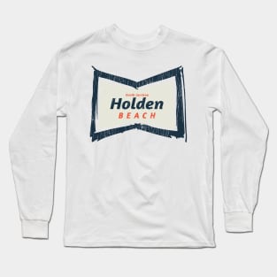 Holden Beach, NC Summertime Vacationing Bowtie Sign Long Sleeve T-Shirt